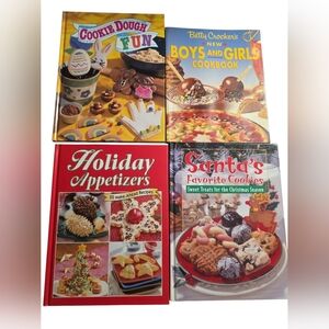Assorted Holiday and Baking Cookbook Set